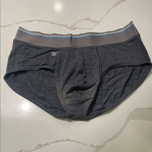 Mark Weldon Performance Brief Gray Men's Underwear Small
